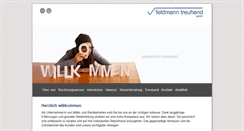 Desktop Screenshot of feldmanntreuhand.ch
